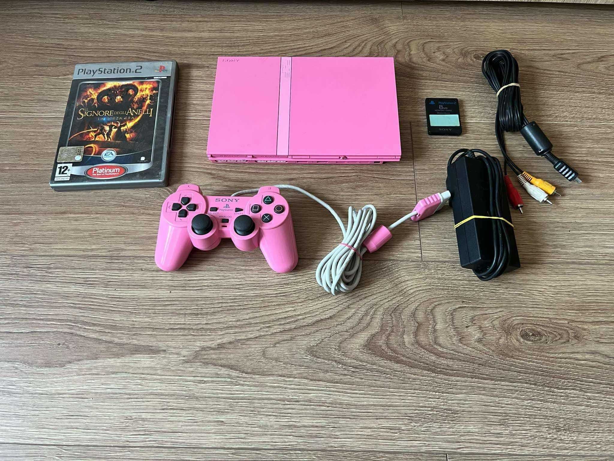 De colectie, retro, rara Sony Playstation 2 PS2 ROZ PINK editie rara