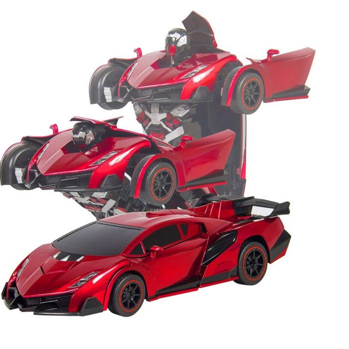 Играчка 2 в 1 робот трансформърс и кола с дистанционно управление