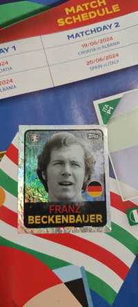 Franz Beckenbauer topps sticker