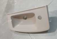 Мивка за ръце Видима 50 cm с отвор за смесител отдясно - крем