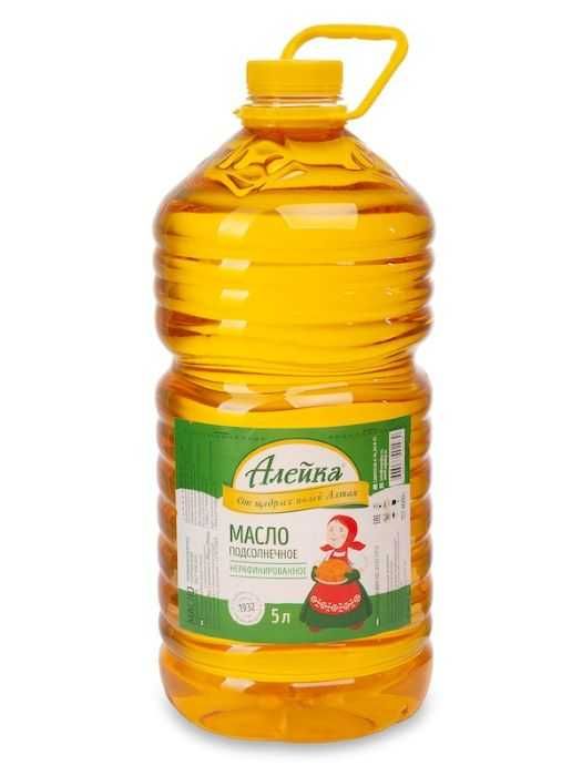Подсолнечное масло нерафинированное «Алейка»