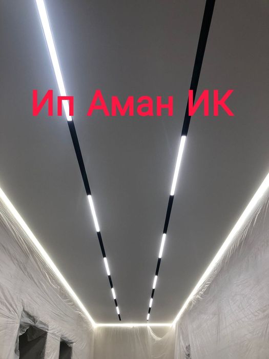 Натяжные потолки под ключ