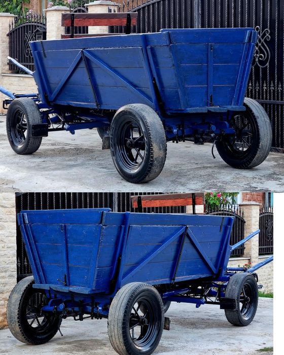 Coș  Căruță Ștraf făcută la comanda  Fier forjat Roti Spitate
Fier for