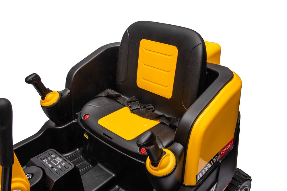 Excavator electric pt. copii Kinderauto X7 2x 55W 12V-12Ah, Yellow