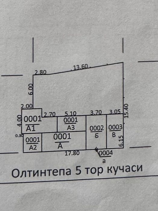 Продается участок ор-тир Циолковского, Олтинтепа (Автомойка)