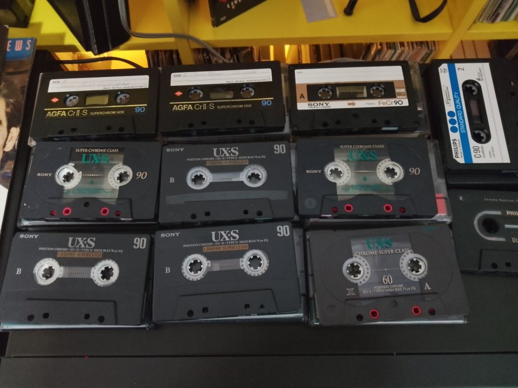 Casete audio cu muzica Sony , Philips , Agfa.