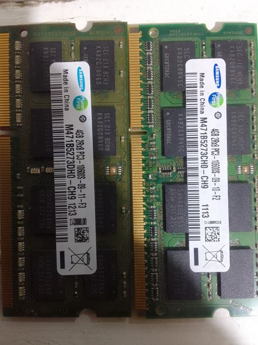 Память DDR3 8Гб для ноутбука