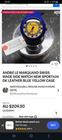 Ceas Side Watch Swiss made