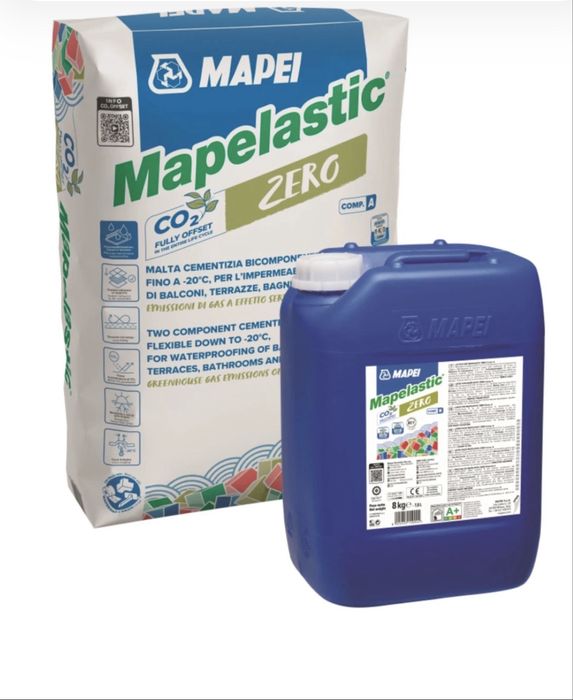 Hidroizolatie flexibila, bicomponenta Mapelastic Zero,24 + 8 kg