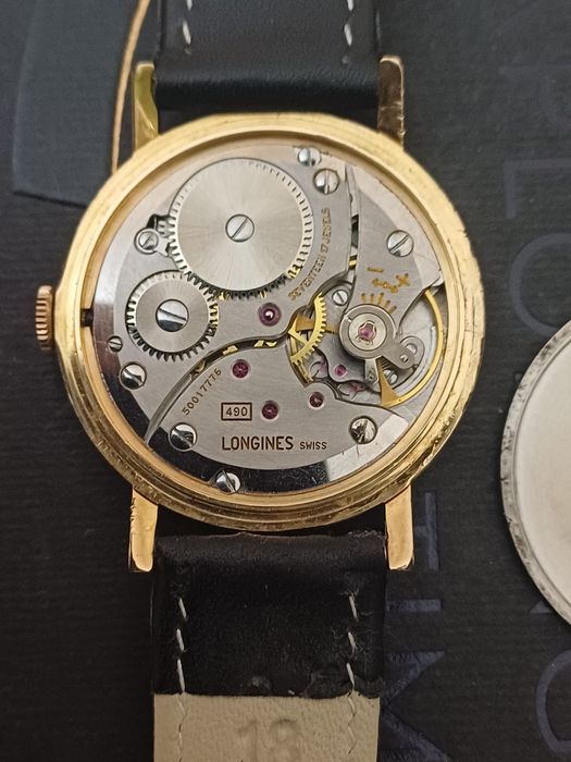 Longines mecanic cal 490
Placat aur 20 microni