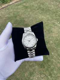 Seiko mod Date Just White Arabic Dial 3D