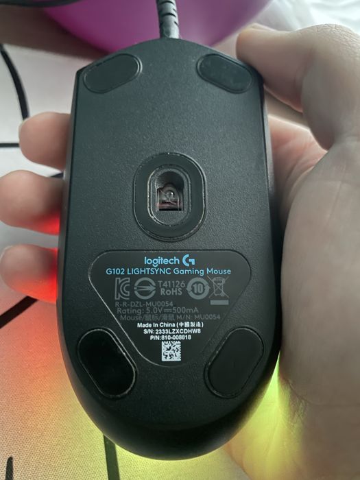 Мышь logitech g102