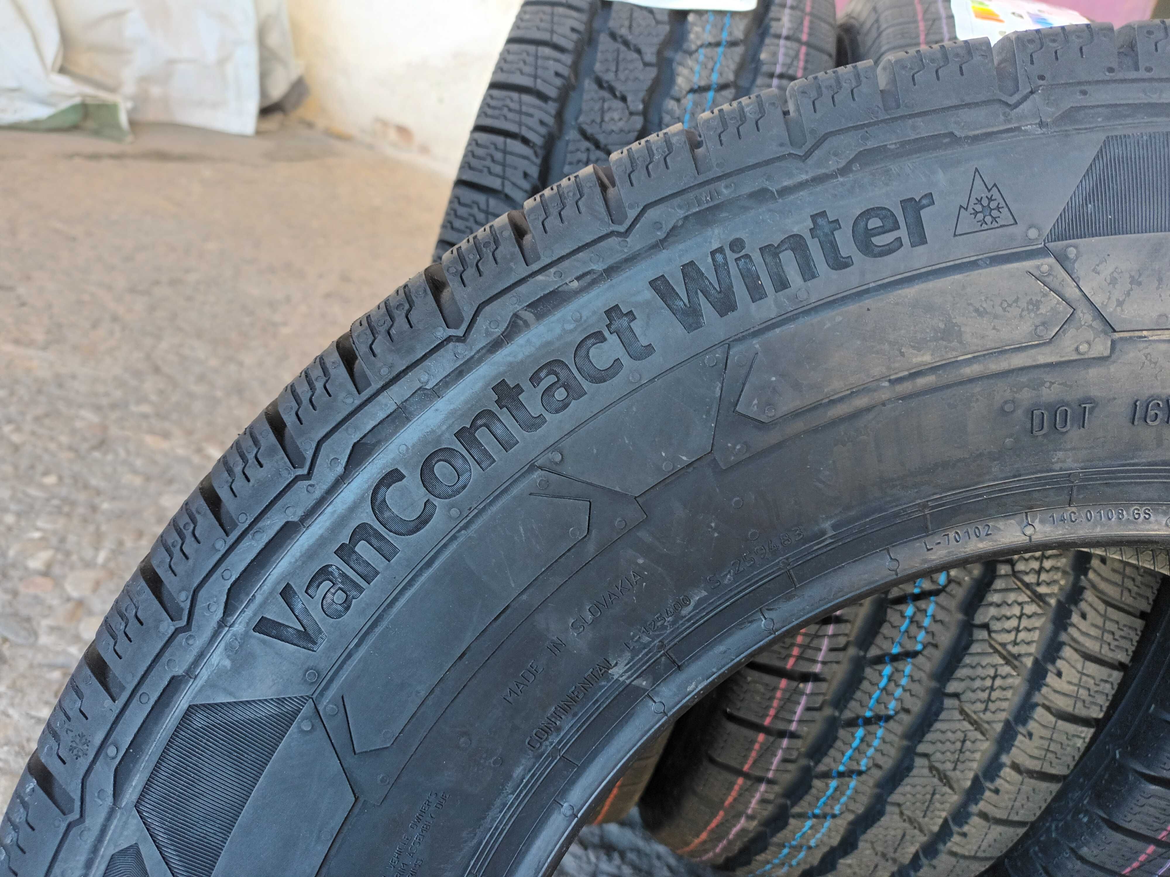 Нови бусови зимни гуми 215/75 R16C Continental VanWinter 116/114R 10PR