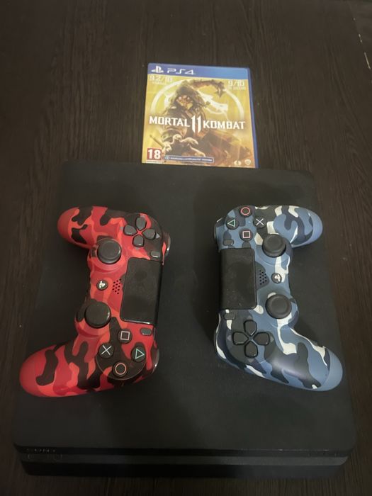 Ps 4 slim 1 tb + 1 диск