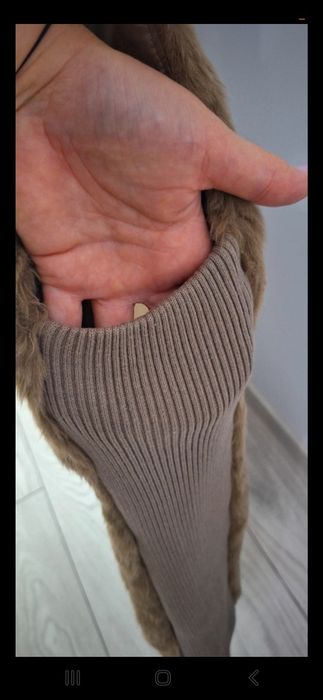 Vesta blana artificiala Koton