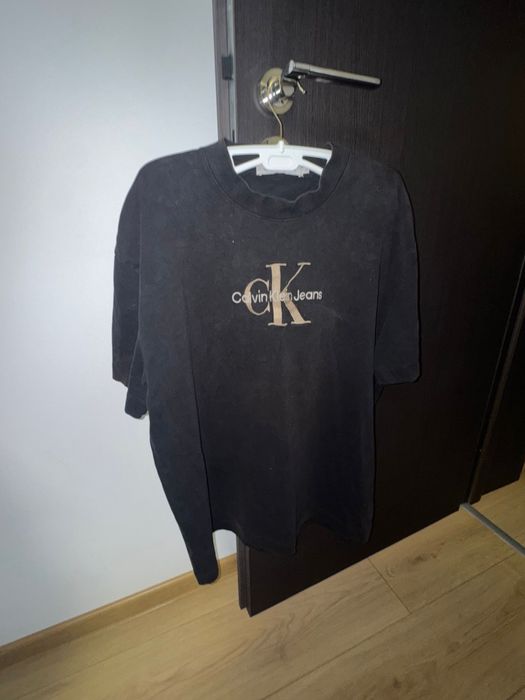 Tricou Calvin Klein Jeans negru, mărime M,Barbati