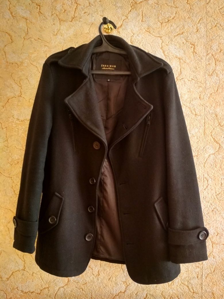 Продам чёрное мужское кашемировое  пальто