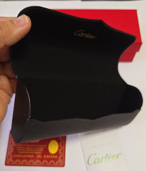 Ochelari de soare Cartier retro, bambus