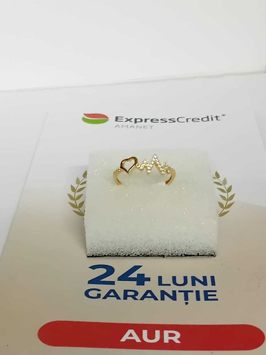 Inel aur 14k[Tomesti-b:32005]-Garantie 2ani!