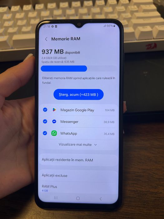 Telefon Samsung Galaxy A23 5G Negru, 64GB, 4GB RAM-  bun
