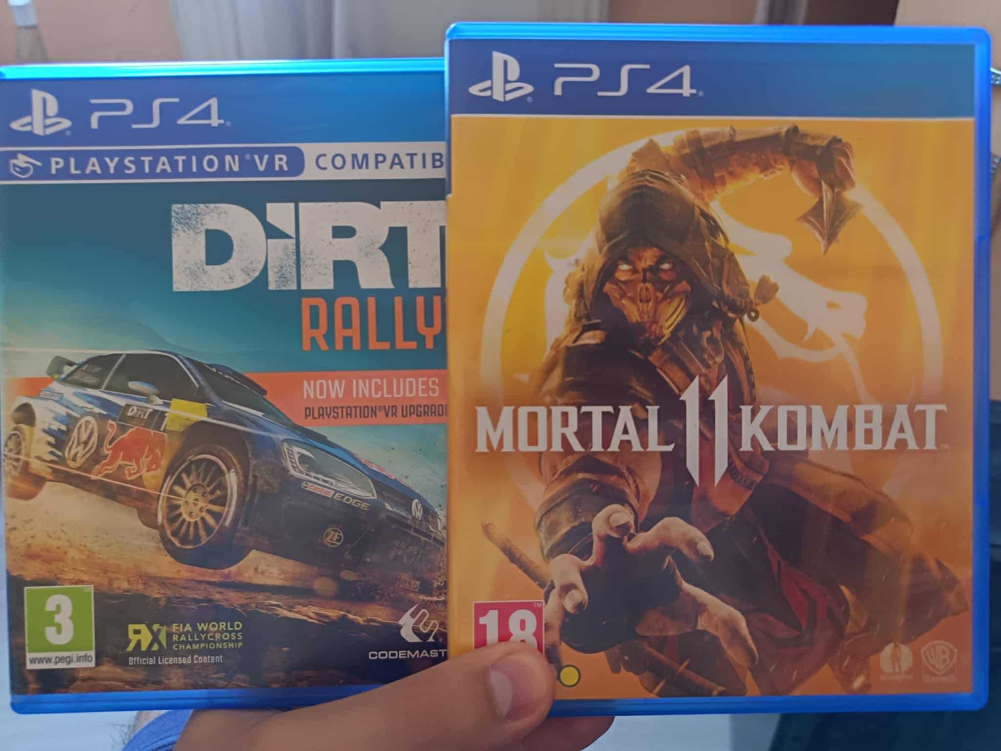 Mortal Kombat 11, Dirt Rally, Uncharted 1,2,3 (Ps4) + Update за Ps5