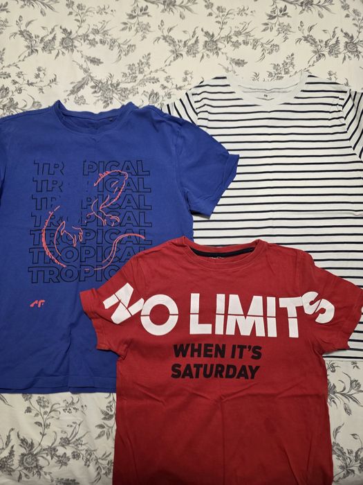 21 tricouri bumbac 158-164 cm