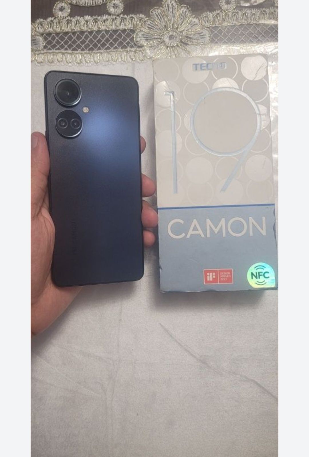 Tecno Camon 19 12/128GB Black NFC Igravoy Original Karobka Ideal Zor