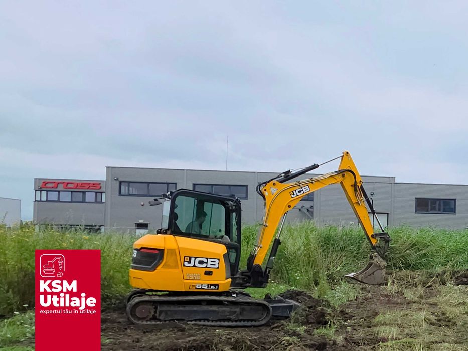 JCB 65R-1 SH (2019) – Midi Excavator 6.7t, 3470h, AC, Garanție!
