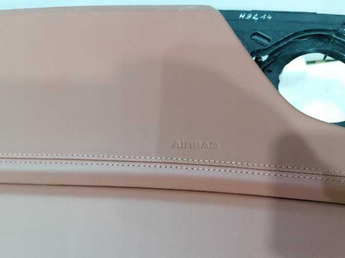 Audi Q7 Q8 plansa bord piele maro - kit airbag - set centuri siguranta