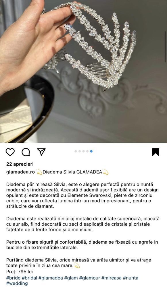 Diadema Silvia Glamadea