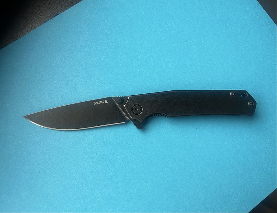 Cuțit pliabil Ruike P801-SB – oțel Sandvik 14C28N, stonewashed