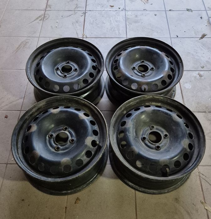 Vand 4 jante tabla Renault/Dacia 4x100, R15, 6.5J, ET45