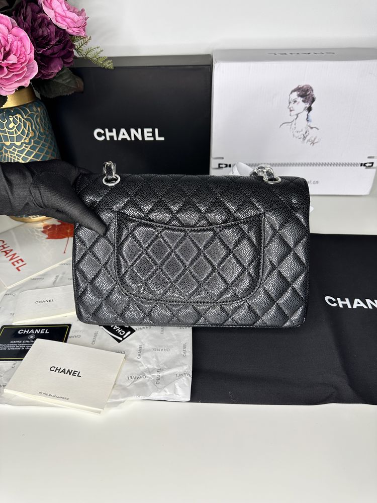 Geanta lux CHANEL piele naturala 100% cutie si saculet cadou