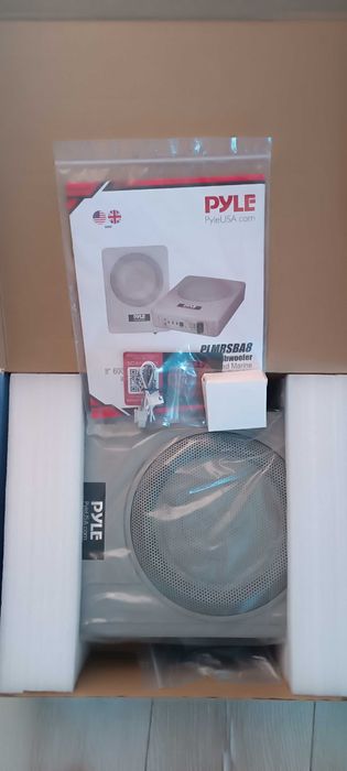 Subwoofer auto sau marin - activ - slim - 600W Pyle - USA - Waterproof