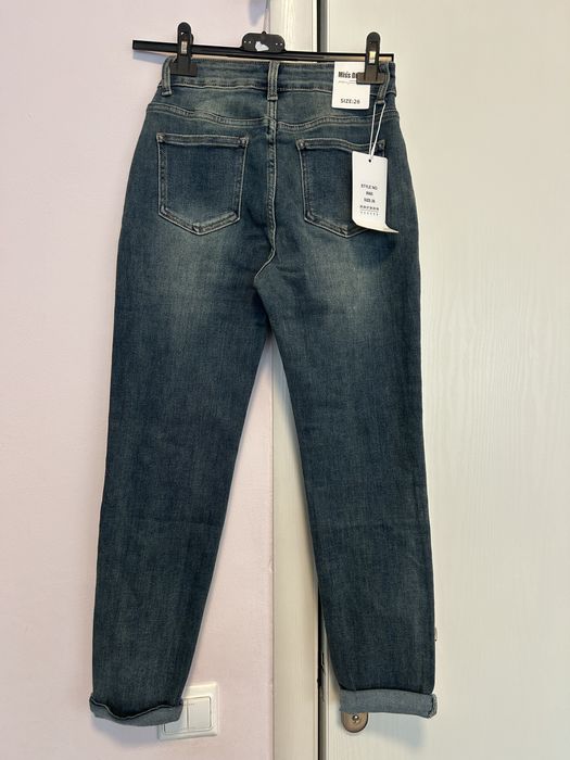 Jeans skinny mom fit masura 25 si 28