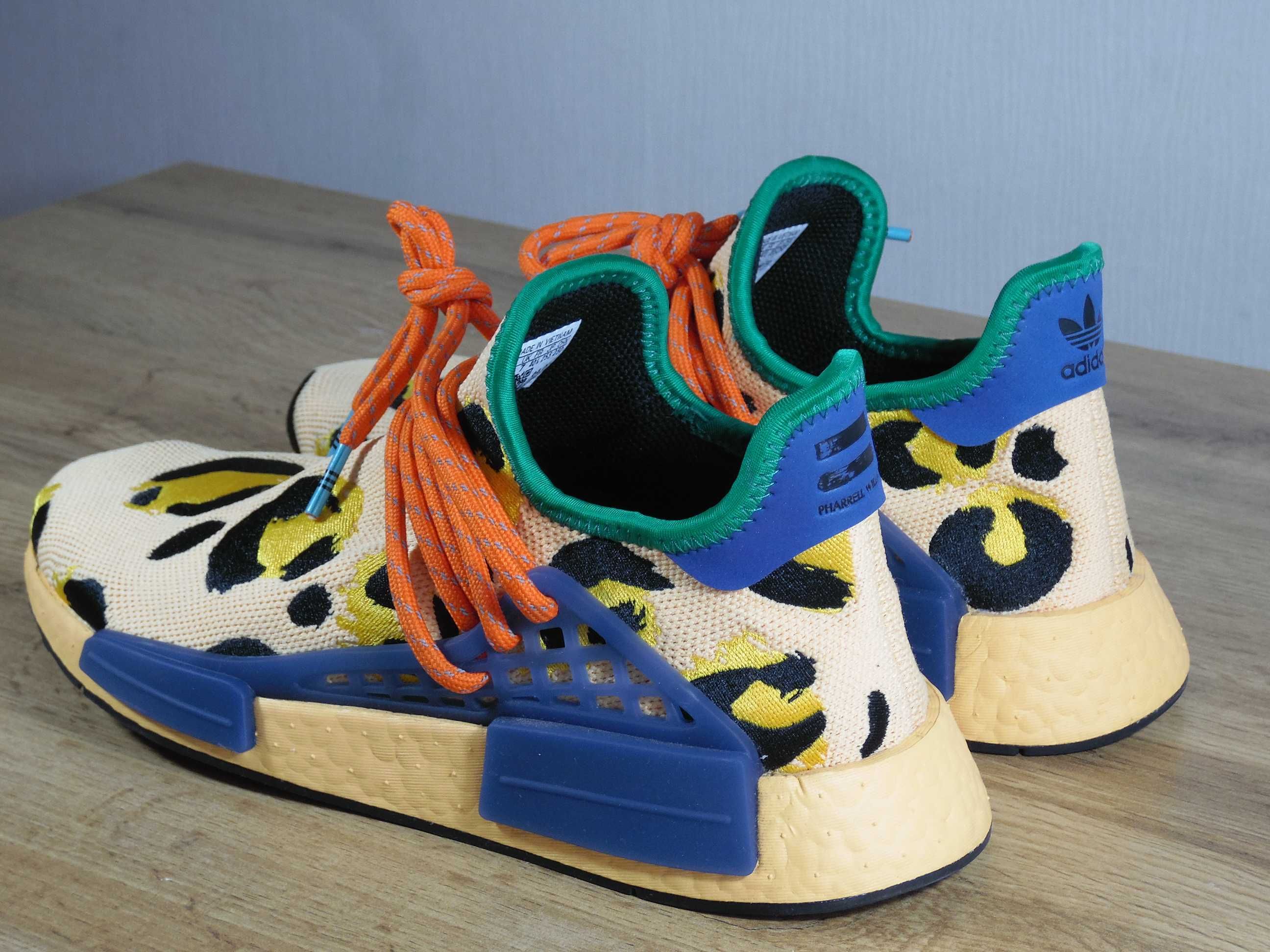 Нови! Pharrell x Аdidas "Animal Print Amber" - 40,5 номер Оригинални!