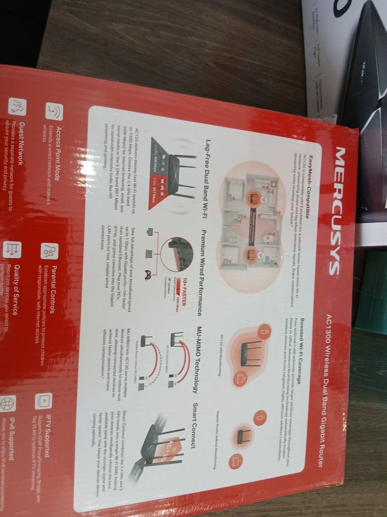 AC 1300 Wireless Dual Band Gigabit Router