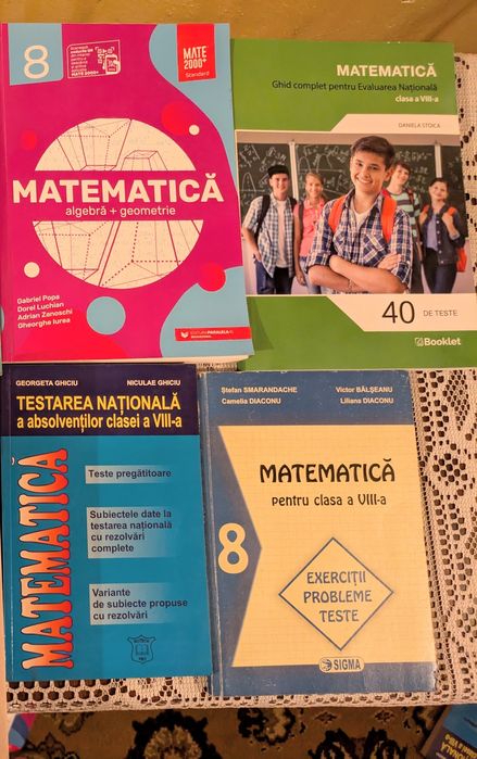 Culegeri de matematică clasa a 8-a
