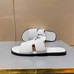 новый Hermes тапочки