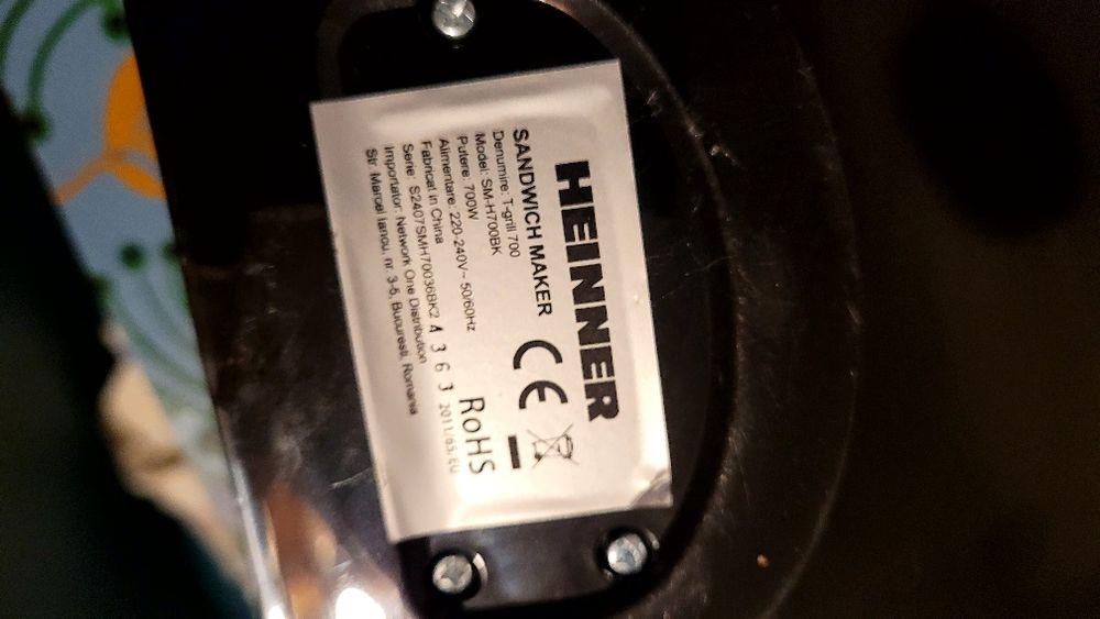 Sandwich maker Heinner