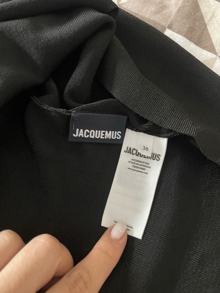 Оригинална черна рокля Jacquemus