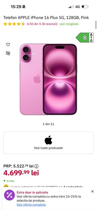 Iphone 16plus pink