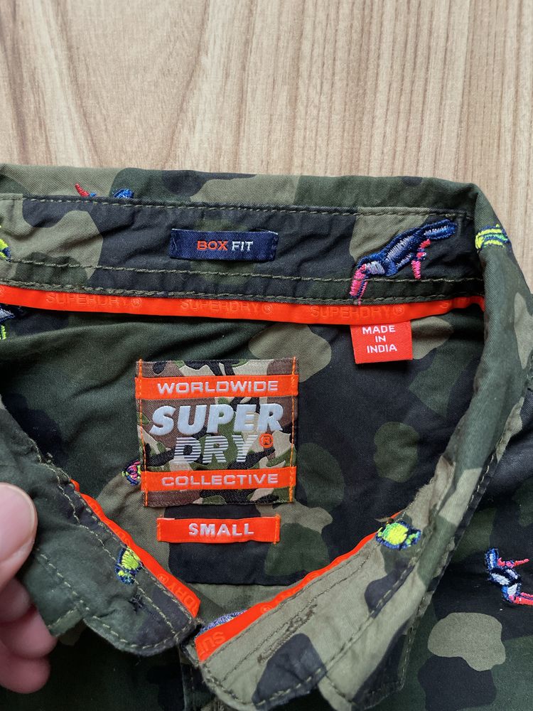 SUPERDRY / мъжка риза къс ръкав S/M
