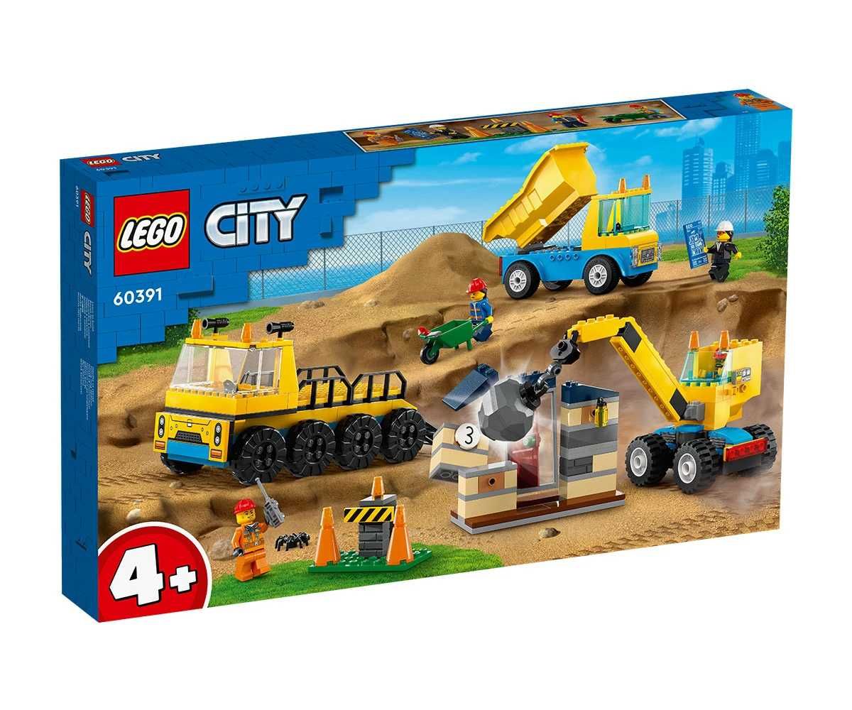 LEGO® City Great Vehicles 60391 - Строителни камиони и кран 235ч