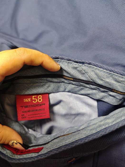 Мъжки костюм TEODOR - син