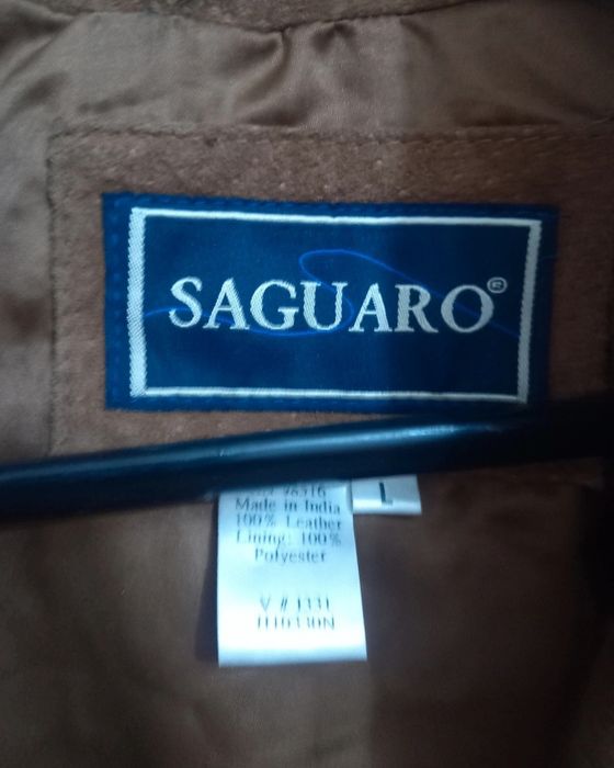 Sacou barbat Saguaro - 100% piele , made in India , marime L