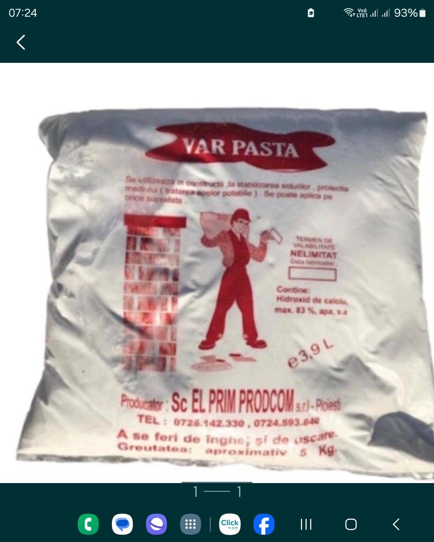 Var pasta aprox 5kg/ punga, se utilizează la pomi joc