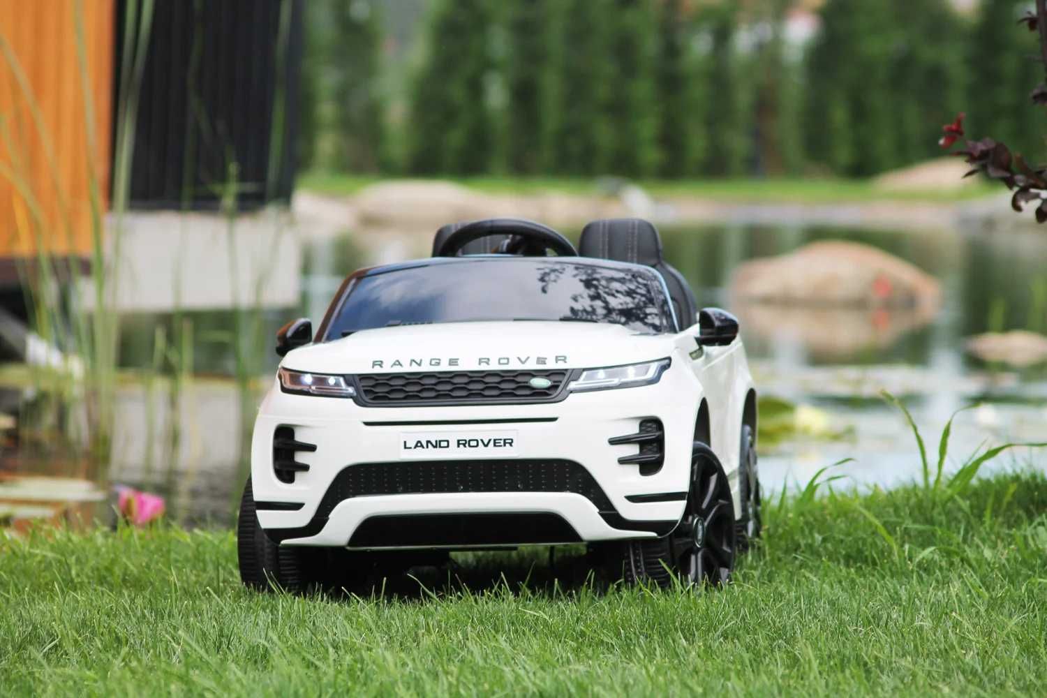 Masinuta electrica copii 1-7 ani Range Rover Evoque 4x4, Roti Moi #Alb