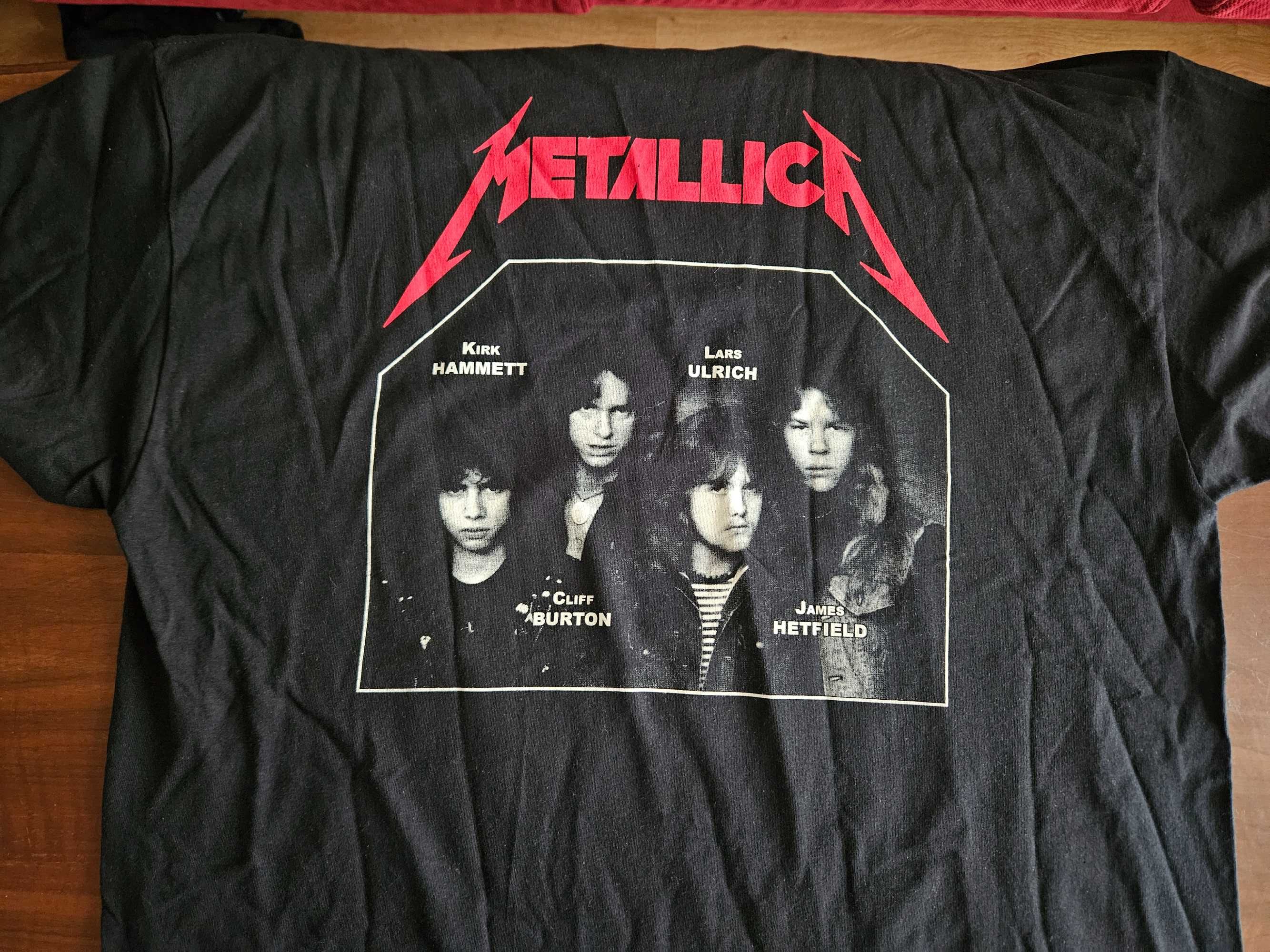 Черна тениска на Metallica - размер XXL - чисто нова - рок метъл