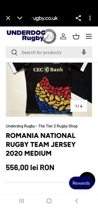 Tricou rugby original